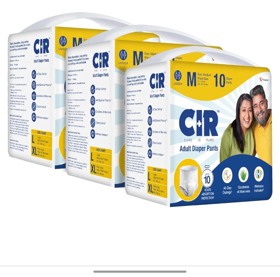 C+R Adult Diaper Pants – Medium | Up to 10 Hours Absorption Protection